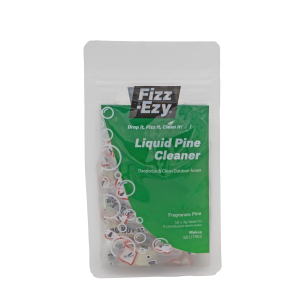 Fizz Ezy liquid pine cleaner, pine gel